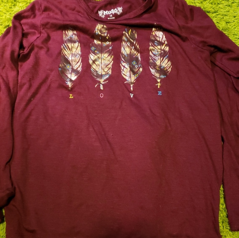 Long sleeve mudd shirt